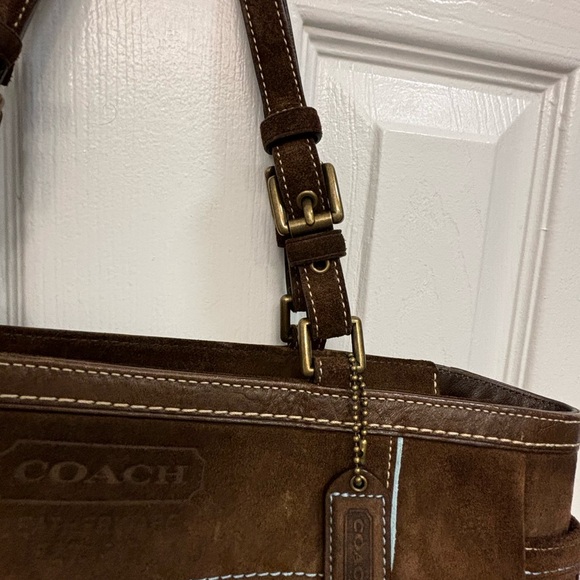 Coach super soft suede bag. - Picture 6 of 6